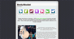 Desktop Screenshot of mostlymischief.com